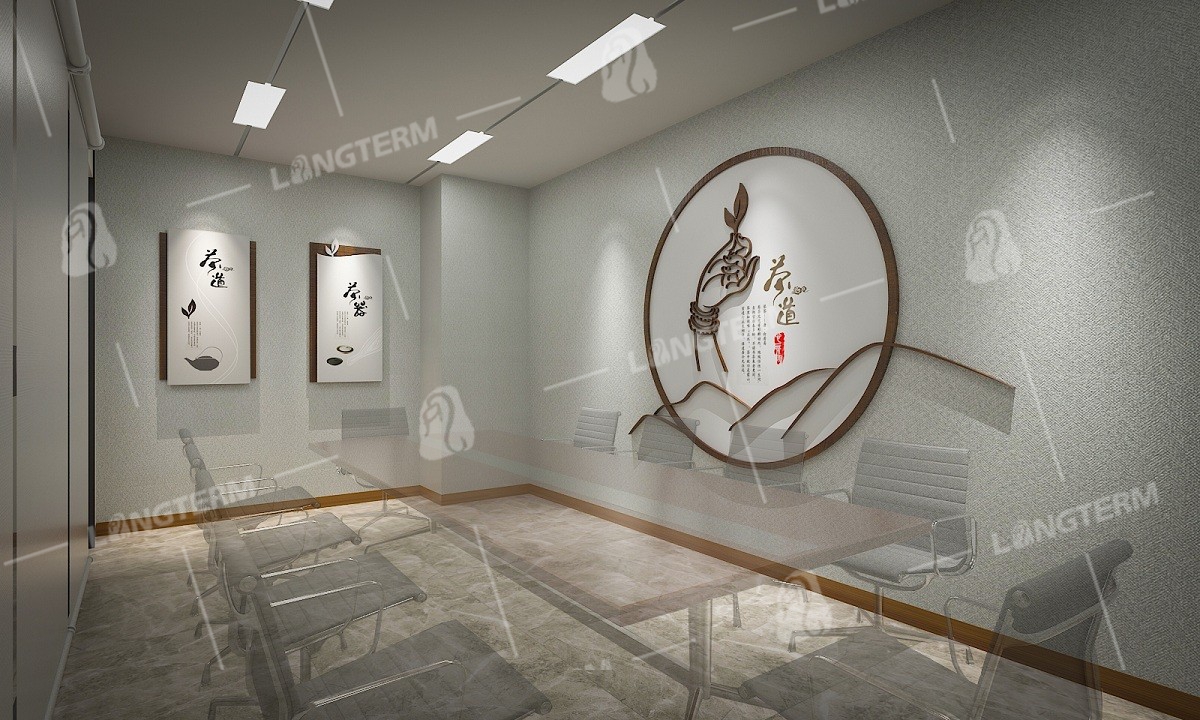 心一茶园文化墙设计